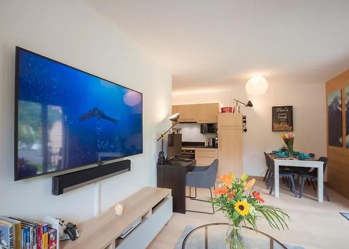 Bel 3 Etoiles Aux Praz De Chamonix, Pres Du Telepherique De La Flegere - Fr-1-343-213 Chamonix